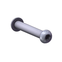 Del 2 - Forhjulsaksel ø8 mm, længde 55 mm, komplet