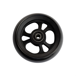 Del 1 - 4" Forhjul, Sort (100x32)