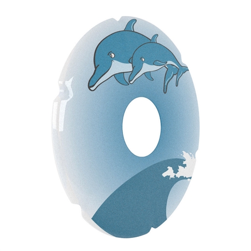 1 sæt Egerbeskyttere, "Delfin" motiv 24"